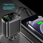 Multi-Port Retractable Car Charger